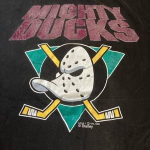 Mighty Ducks 1993 Disney t-shirt size L